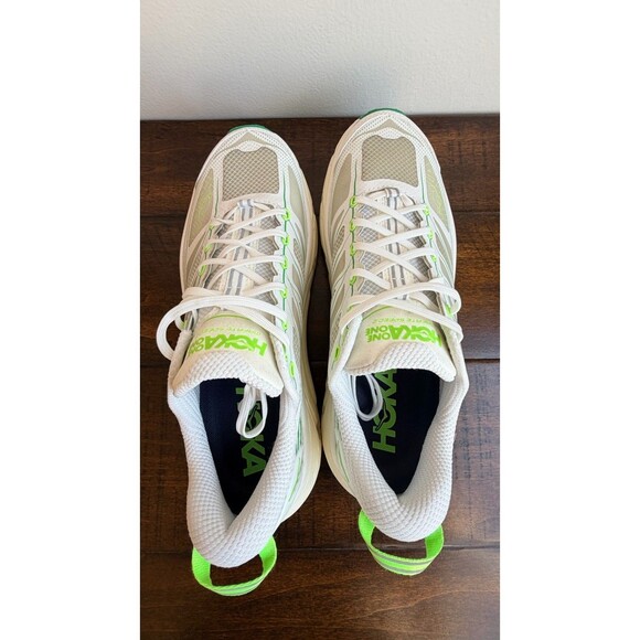 Hoka One One Mafate Speed 2 White Green Trail  Shoes 1126851  Unisex Size W10 M9 main image 14